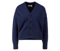 Strickjacke Marineblau