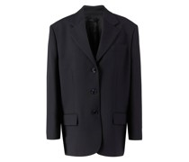 Einreihiger Wollblazer