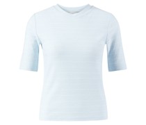 Baumwoll-T-Shirt Hellblau