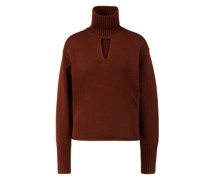 Rollkragenpullover 'Kalina' Bordeaux