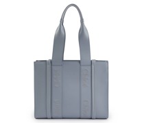 Ledershopper 'Woody Medium' Storm Blue