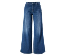 Wide-Leg Jeans 'Alek' Mittelblau