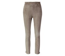 Veloursleder-Hose 'Provence' Hellgrau