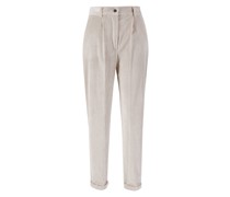 Klassische Hose aus Cordsamt