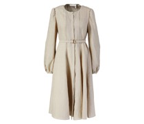 Leinenkleid mit Gürtel