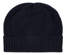 Cashmere-Mütze Marineblau
