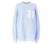 Oversized Sweatshirt Hellblau