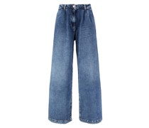Wide-Leg Jeans 'Stella Wide' Marineblau