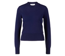 Wollpullover Marineblau