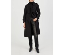 Trenchcoat mit offenen Kanten