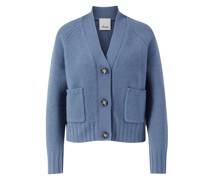 Woll-Cashmere-Strickjacke