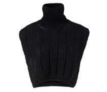 Woll-Alpaka-Mohair-Rollkrageneinsatz