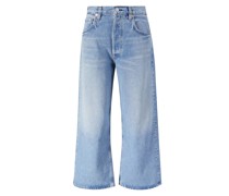 Wide Leg Jeans 'Gaucho Vintage' Hellblau