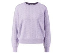 Feinstrickpullover Violett