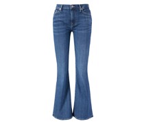 Classic-Flare Jeans 'HW Ali' Mittelblau