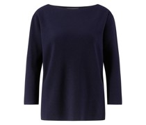 Rundhalspullover Marineblau