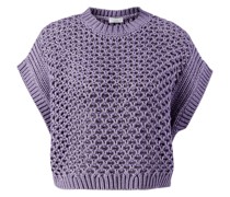 Strick-Pullunder Violett