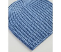 Cashmere-Mütze 'Ameel' Mittelblau