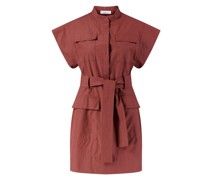 Minikleid Bordeaux
