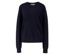 Cashmere-Rundhalspullover 'n°36 Be Classic' Marineblau