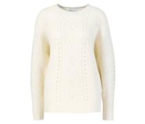 Woll-Pullover 'Violette Perforated'