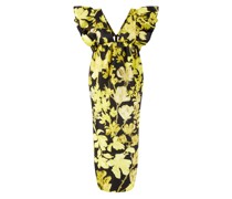 Abendkleid mit Rüschen 'Metvi' /Schwarz
