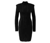 Strickkleid mit Stehkragen