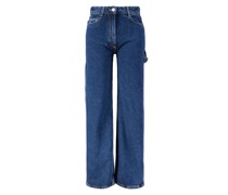 Wide-Leg Jeans 'Salma' Marineblau