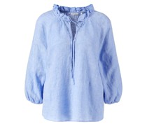 Leinenbluse 'Elda' Hellblau