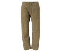 Stoffhose 'Leyton' Olivgrün