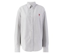 Hemd 'Boxy Fit' Grau