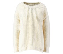 Cashmere-Pullover mit Rundhalsausschnitt