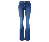 Flared-Leg-Jeans 'The Down Low Weekender Heel' Marineblau
