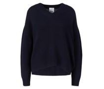 Cashmere-Pullover Marineblau