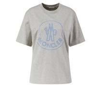 T-Shirt mit gestickten Logo