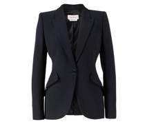 Blazer mit Schulterpolstern