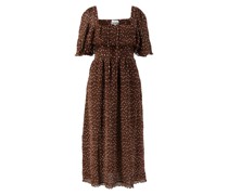 Plissiertes Midikleid