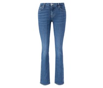 Slim-Fit Jeans 'Kimmie Straight' Mittelblau