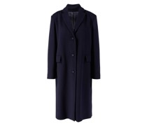 Woll-Cashmere-Mantel 'Amber' Marineblau