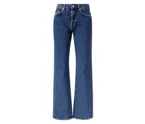 Wide-Leg Jeans 'Tess Trouser' Mittelblau