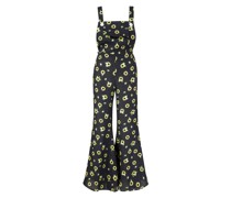 Leinen-Jumpsuit /Multi