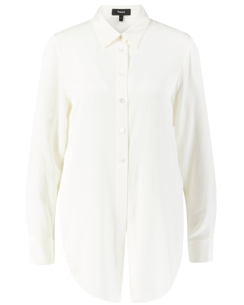 Theory Damen Seidenbluse