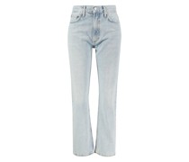 Straight Fit Jeans 'Mia Jean' Hellblau