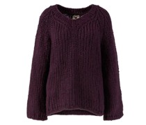Cashmere-Pullover mit V-Ausschnitt Violett