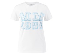 T-Shirt mit Aufdruck 'Mincio' /Blau