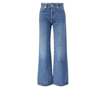 Straight-Leg Jeans 'Annina 33' Marineblau