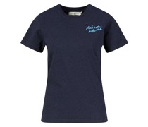 T-Shirt 'Mini Handwriting' Marineblau