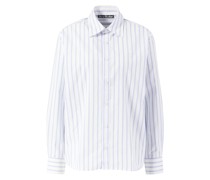 Oversize Hemd Weiß/Blau