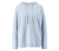 Cashmere-Seiden-Kapuzenpullover 'Birte' Hellblau