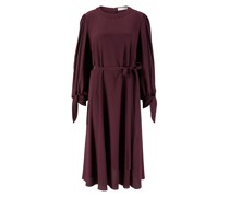 Seidenkleid Bordeaux
